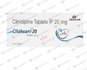 CILAHEART 20MG TABLET 10'S