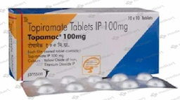 TOPAMAC 100MG TABLET 10'S