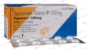 TOPAMAC 100MG TABLET 10'S