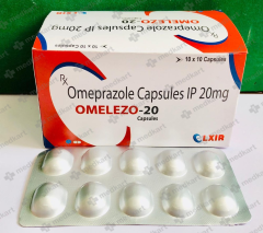 OMEPRAZOLE 20MG TABLET 10'S