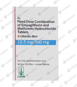 GIBTULIO MET 12.5/500MG TABLET 10'S