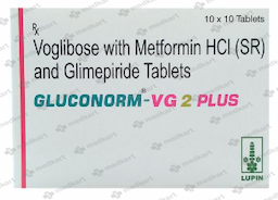 GLUCONORM VG 2 PLUS TABLET 10'S