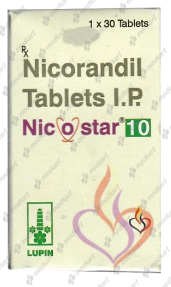 NICOSTAR 10MG TABLET 30'S