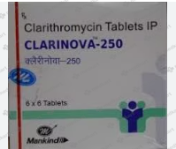 CLARINOVA 250MG TABLET 6'S