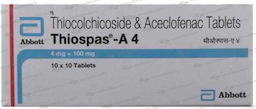 THIOSPAS A 4MG TABLET 10'S