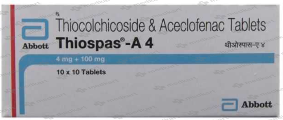 THIOSPAS A 4MG TABLET 10'S