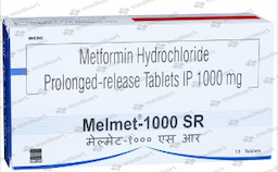 MELMET SR 1000MG TABLET 15'S