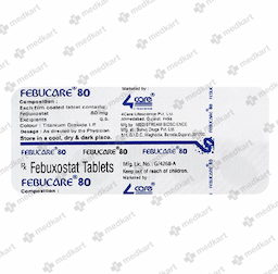 FEBUCARE 80MG TABLET 10'S