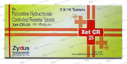 XET CR 25MG TABLET 10'S