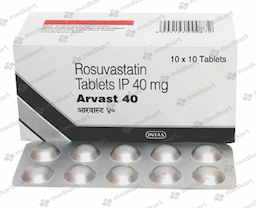 ARVAST 40MG TABLET 10'S