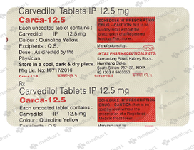 CARCA 12.5MG TABLET 10'S