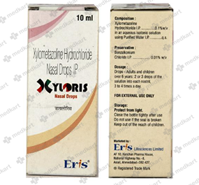 XYLORIS NASAL DROPS 10 ML