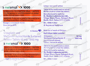 METSMALL VX 1000MG TABLET 10'S