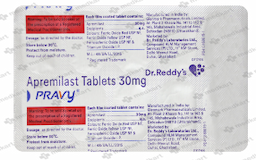 PRAVY 30MG TABLET 10'S