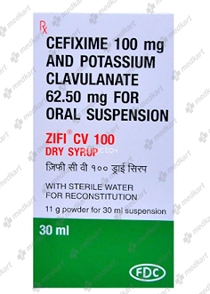 ZIFI CV 100MG DRY SYRUP 30 ML