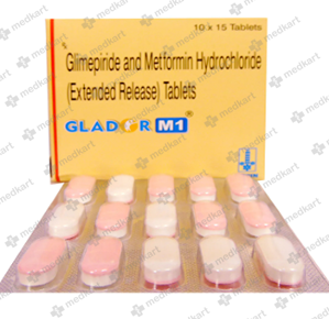 GLADOR M 1MG TABLET 15'S