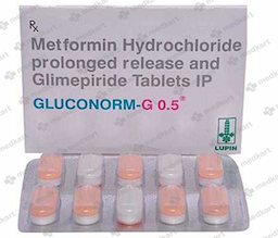 GLUCONORM G 0.5MG TABLET 10'S