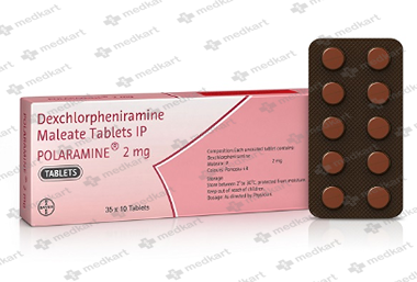 POLARAMINE 2MG TABLET 10'S