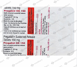 PREGABID OD 150MG TABLET 10'S