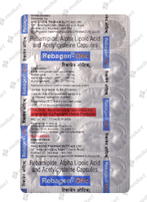 REBAGEN OTIC CAPSULE 10'S