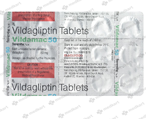 VILDAMAC 50MG TABLET 15'S