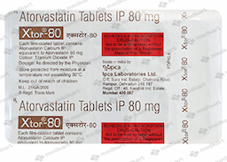 X TOR 80MG TABLET 10'S