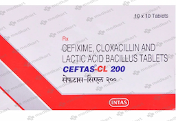 CEFTAS CL 200MG TABLET 10'S