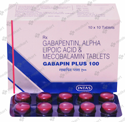 GABAPIN PLUS 100MG TABLET 10'S