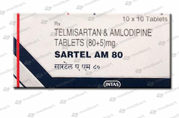 SARTEL AM 80MG TABLET 10'S