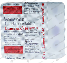 LUMERAX 80MG TABLET 6'S