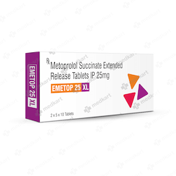 EMETOP XL 25MG TABLET 10'S