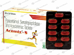 ACEMIZ S TAB 1X10  Medkart Pharmacy | Generic Medicines Online - Best Online Pharmacy App