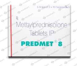 PREDMET 8MG TABLET 10'S