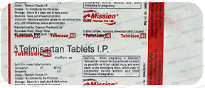 TELMISON 40MG TABLET 10'S