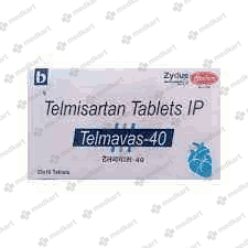 TELMAVAS 40MG TABLET 10'S