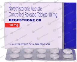 REGESTRONE CR 10MG TABLET 10'S