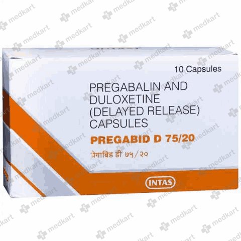 PREGABID D 75MG TABLET 10'S