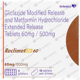 RECLIMET OD 60MG TABLET 15'S