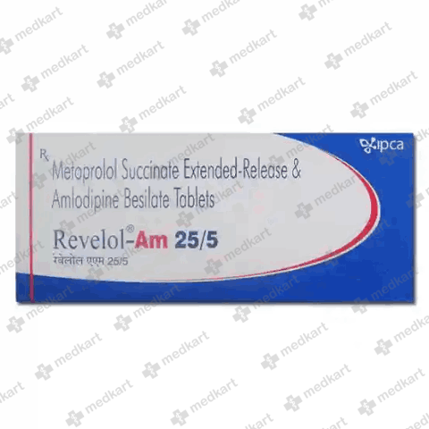 REVELOL AM 25/5MG TABLET 10'S