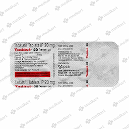 TADACT 20MG TABLET 10'S