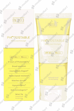 PHOTOSTABLE SUNSCREEN SPF 40+ PA+++ GEL 75 GM