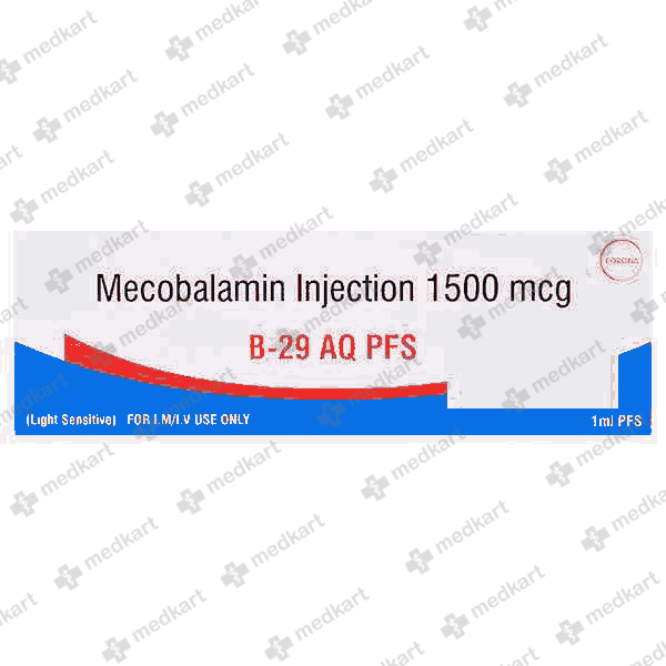 B 29 AQ PFS INJECTION 1 ML