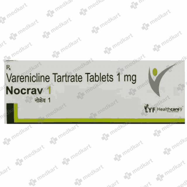 NOCRAV 1MG TABLET 10'S