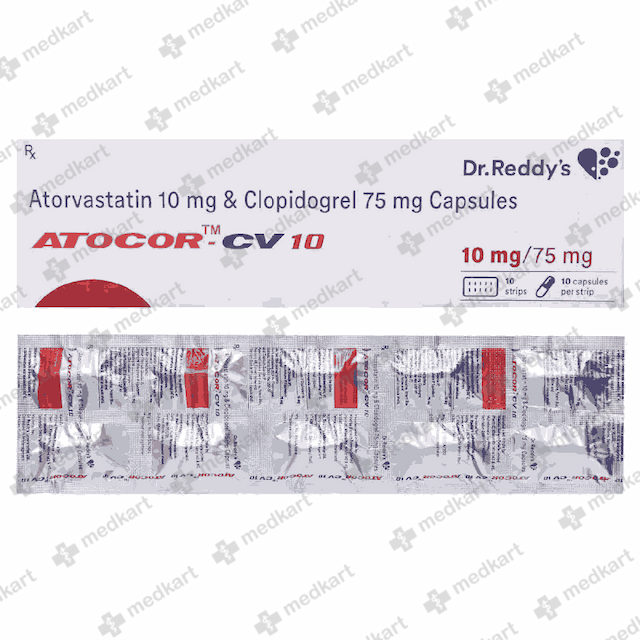 ATOCOR CV 10MG CAPSULE 10'S