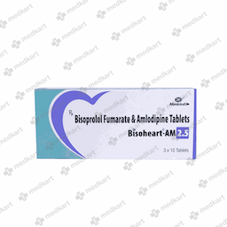 BISOHEART AM 2.5MG TABLET 10'S