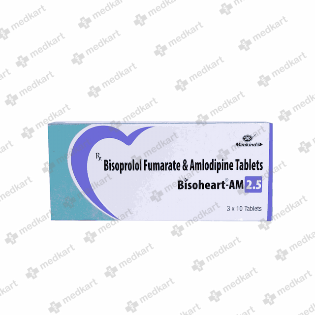 BISOHEART AM 2.5MG TABLET 10'S