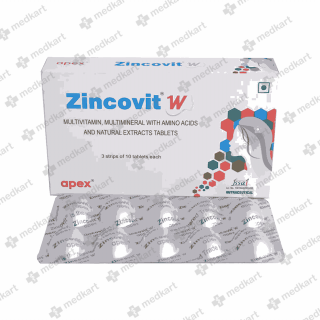 ZINCOVIT W TABLET 10'S