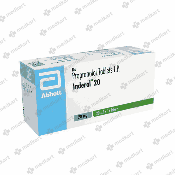 INDERAL 20MG TABLET 15'S