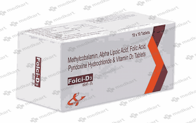 FOLCI D3 TABLET 10'S