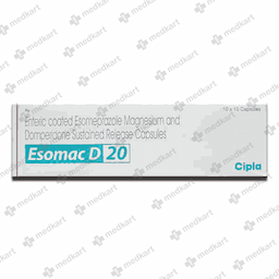 ESOMAC D 20MG CAPSULE 10'S